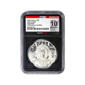 2025 Cook Islands $5 Aztec Empire Silver Coin NGCX Proof 10 Ultra