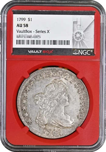 1799 $1 NGC AU58 VaultBox Series X