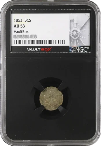 1852 3CS NGC AU53 Remix 2026-1.0