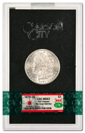 1879-CC $1 CACG MS63 GSA Hoard