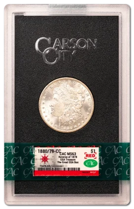 1880 79-CC $1 CACG MS63 Rev 1878 GSA Hoard