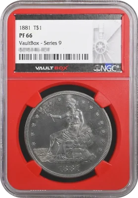1881 T$1 NGC PF66 VaultBox Series 9