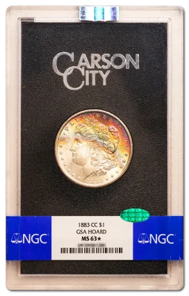 1883-CC $1 NGC MS63 Star CAC GSA Hoard