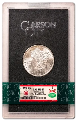 1890-CC $1 CACG MS61 GSA Hoard