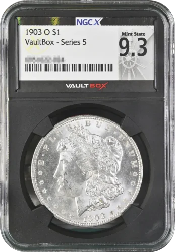 1903-O $1 NGC 9_3 VaultBox Series 5