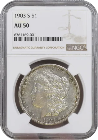 1903-S $1 NGC AU50