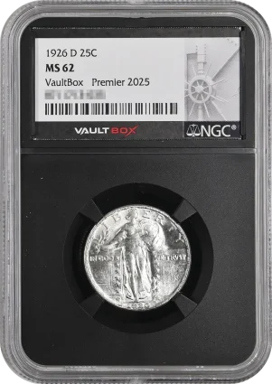 1926-D 25C NGC MS62