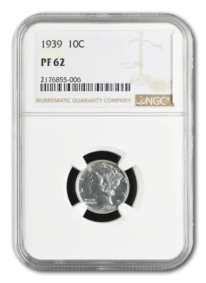 1939 10C NGC PF62