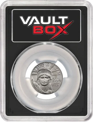 2004 $25 Platinum Eagle PCGS MS69 VaultBox obv