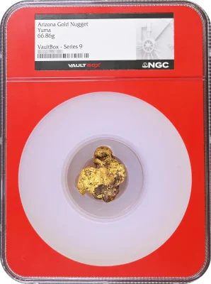 Arizona Gold Nugget Yuma 66.86g NGC VaultBox Series 9