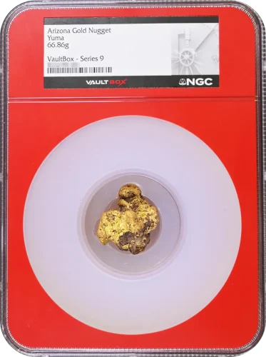 Arizona Gold Nugget Yuma 66.86g NGC VaultBox Series 9
