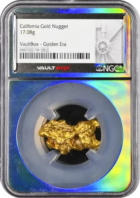 California Gold Nugget 17.08g NGC VaultBox Golden Era